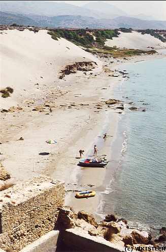 Frangokastello, Strand in den frhen Siebzigern (W.Kistler)